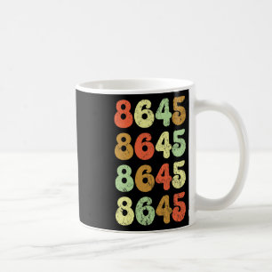 Clic Retro 86 45 - Anti Trump Distressed Coffee Mug