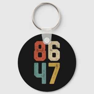 Clic Retro Vintage 80s Style 86 47  Keychain