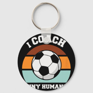 Clic Soccer Player Tiny Humans Coach Keychain