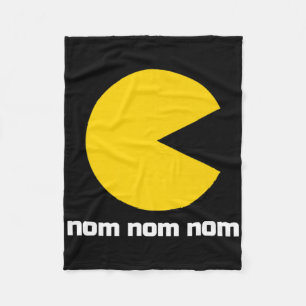 Clic Video Game Nom Nom Nom Fleece Blanket
