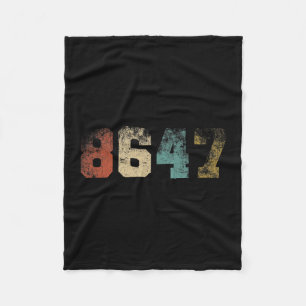 Clic Vintage 80s Style 86 47 4th Of July Grunge No Fleece Blanket