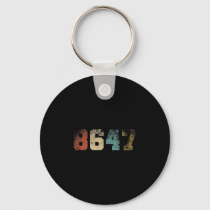 Clic Vintage 80s Style 86 47 4th Of July Grunge No Keychain