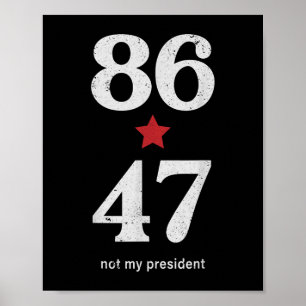 Clic Vintage 80s Style 86 47 Anti Trump _1 Poster