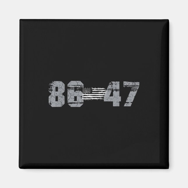 Clic Vintage 80s Style 86 47 Anti Trump 8647 _1  Magnet (Front)