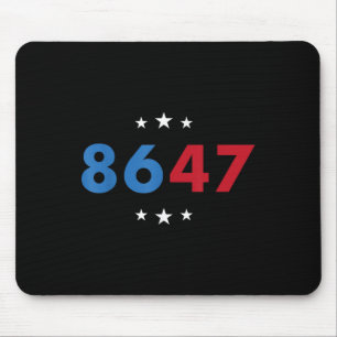 Clic Vintage 80s Style 86 47 Anti Trump 8647  Mouse Pad