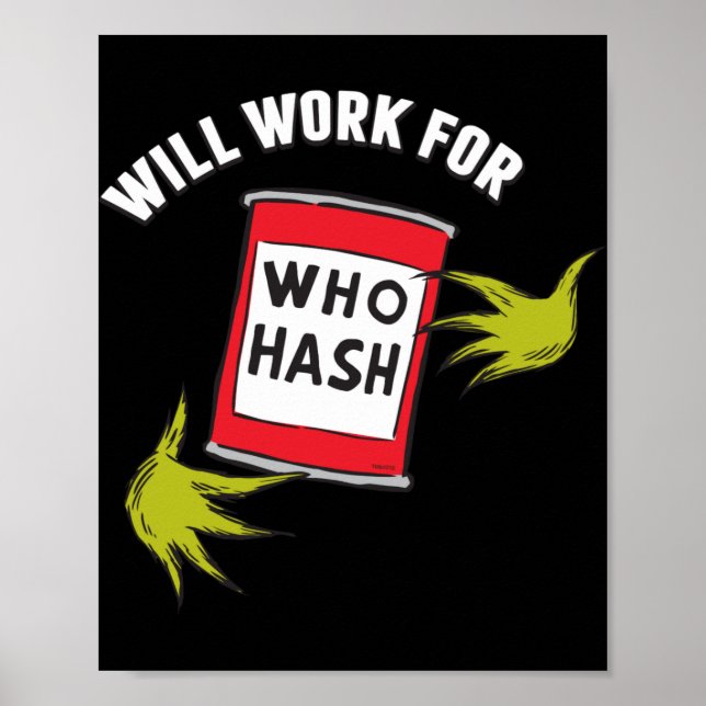 Clic Will Work For Who Hash Quote T Shirt  Poster (Front)