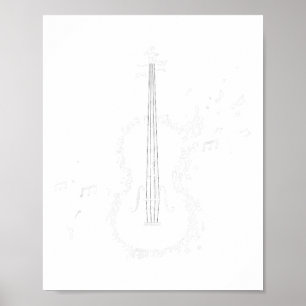 Clical Music Violin Player Gift Orchestra Violin _ Poster