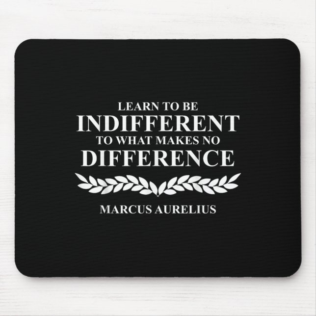 Clical Rome Stoic Philosophy Caesar Marcus Aureliu Mouse Pad (Front)