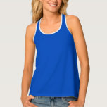 Cliche Absolute Zero Colur #0048BA	 Tank Top<br><div class="desc">This stylish tank top is a must-have for any wardrobe. The bold blue colour (#0048BA) is eye-catching and perfect for adding a pop of colour to any outfit. The lightweight and breathable fabric make it perfect for hot summer days, workouts, or layering under a jacket. The flattering cut and comfortable...</div>