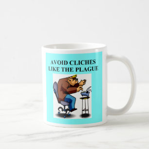 CLICHE joke for writers and authors, CLICHE jok... Coffee Mug