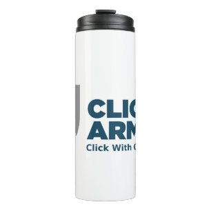 Click Armour logo Thermal Tumbler