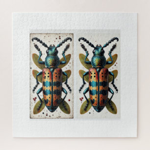 Click Beetle 080824IREF246 - Watercolor Jigsaw Puzzle