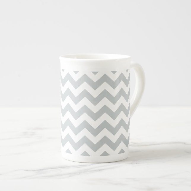 Click Customize it Change Grey to Your Colour Pick Bone China Mug (Front Right)