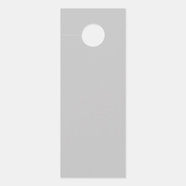 Click Customize it Change to Your Own Door Hanger (Front)