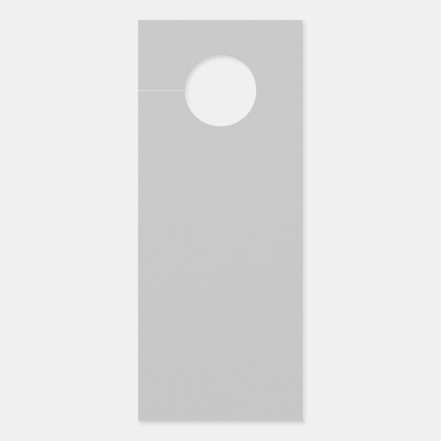 Click Customize it Change to Your Own Door Hanger (Front)