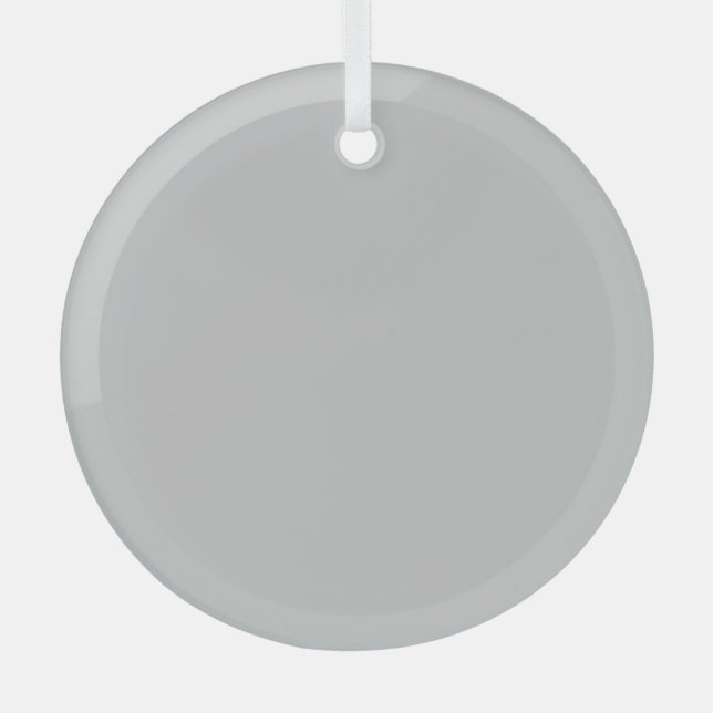 Click Customize it Change to Your Own Glass Ornament (Front)
