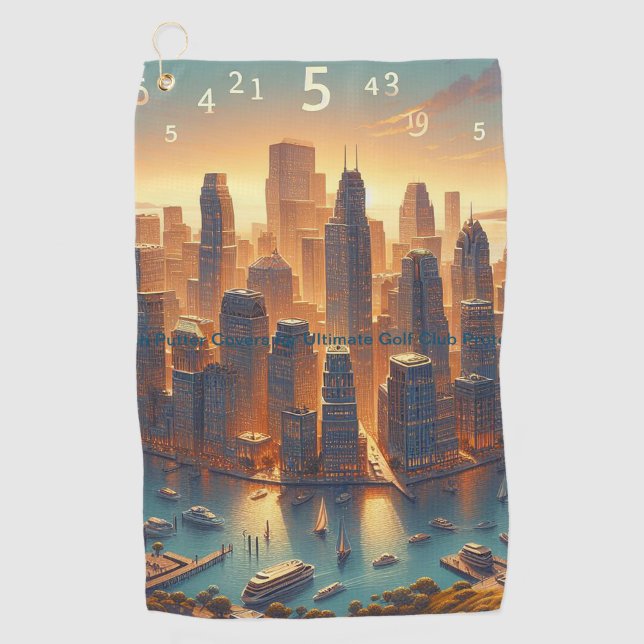Click Customize it Change to Your Own Golf Towel (Front)