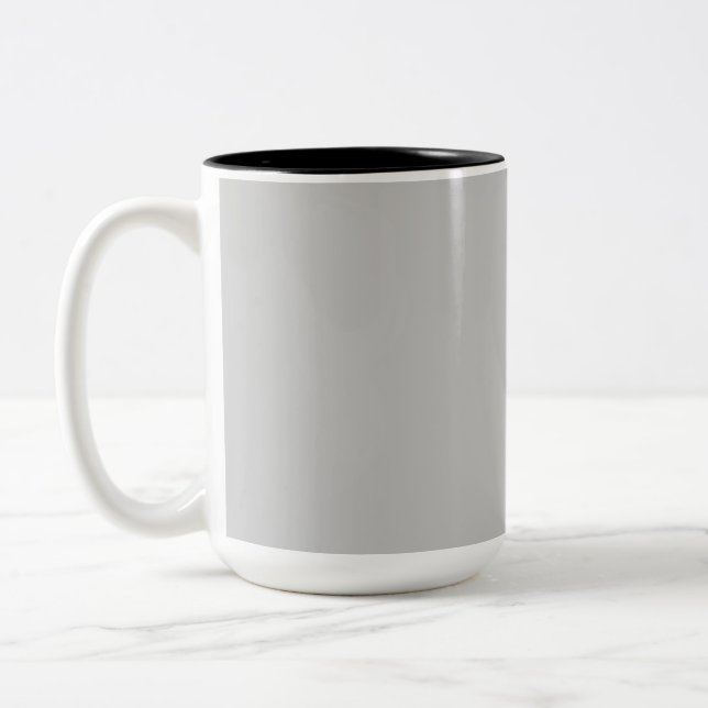 Click Customize it Change to Your Own Two-Tone Coffee Mug (Left)