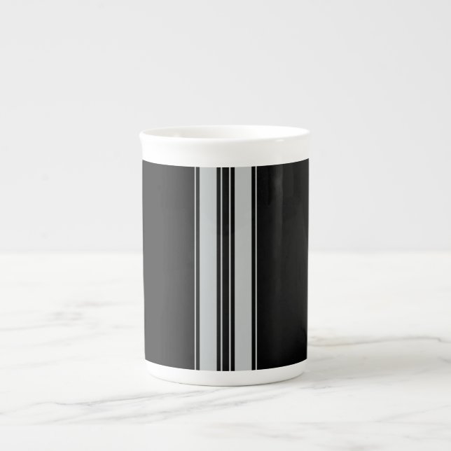 Click Customize to Change Grey to Your Colour Pick Bone China Mug (Front)