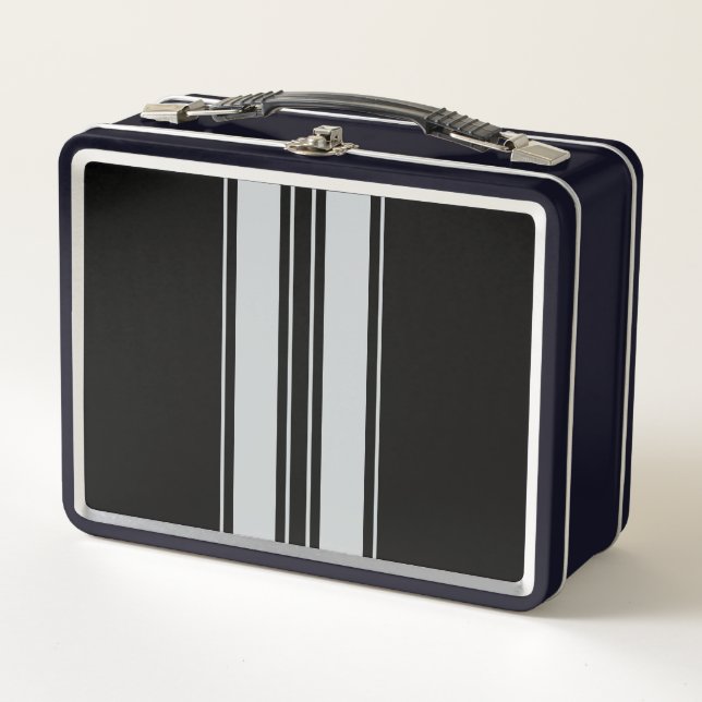Click Customize to Change Grey to Your Colour Pick Metal Lunch Box (Front)