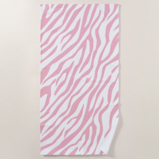 Click Customize to Change Pink Decor to Your Color Beach Towel
