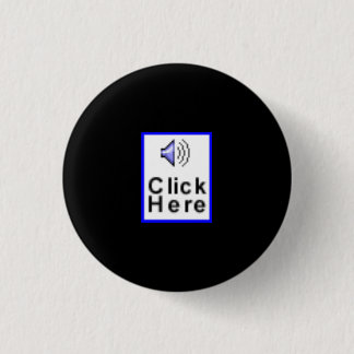 "Click Here" novelty 1 Inch Round Button