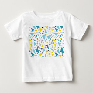 Click to favourite design Yellow and blue triangl Baby T-Shirt