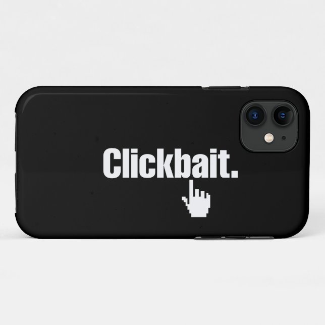 Clickbait. Case-Mate iPhone Case (Back (Horizontal))