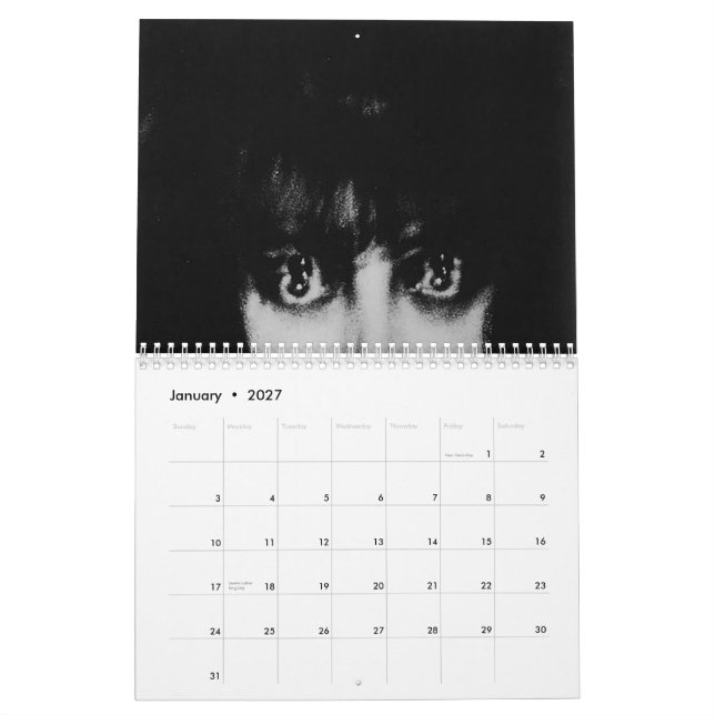 Clicker And Chill Calendar (Jan 2027)