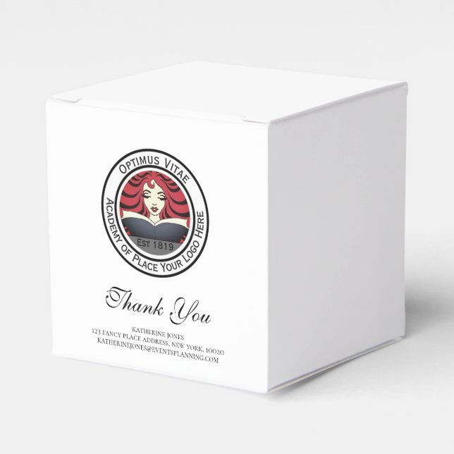 Client Appreciation Event Favor Box (Front Side)