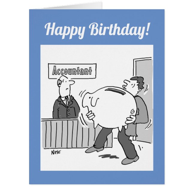 Client comptable avec énorme banque Piggy (Devant)