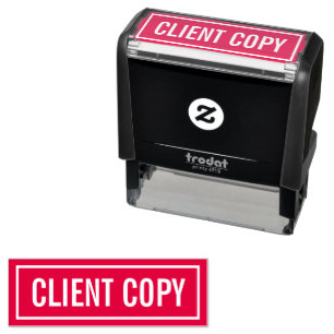 Client Copy Self-inking Stamp