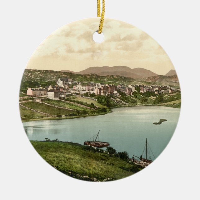 Clifden, County Galway, Ireland Ornament (Front)
