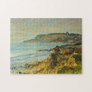 Cliff at Sainte-Adresse Monet Fine Art Jigsaw Puzzle