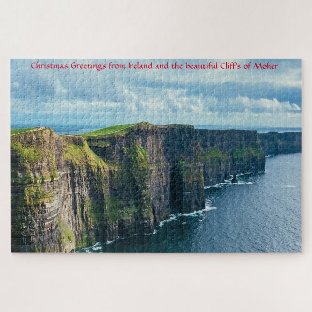 Cliff de Moher Irlande. Jigsaw Puzzle (Horizontal)