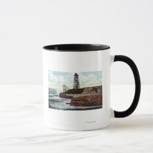 Cliff Drive View of the Wave Motor Mug