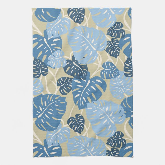 Cliff Hanger Hawaiian Kitchen Towel (Vertical)