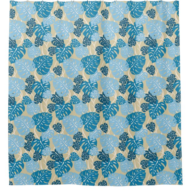 Cliff Hanger Hawaiian Monstera Leaf Aloha Shirt (Front)