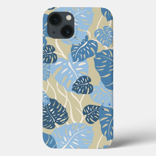 Cliff Hanger Hawaiian Monstera Leaf iPad Air Case (Back)