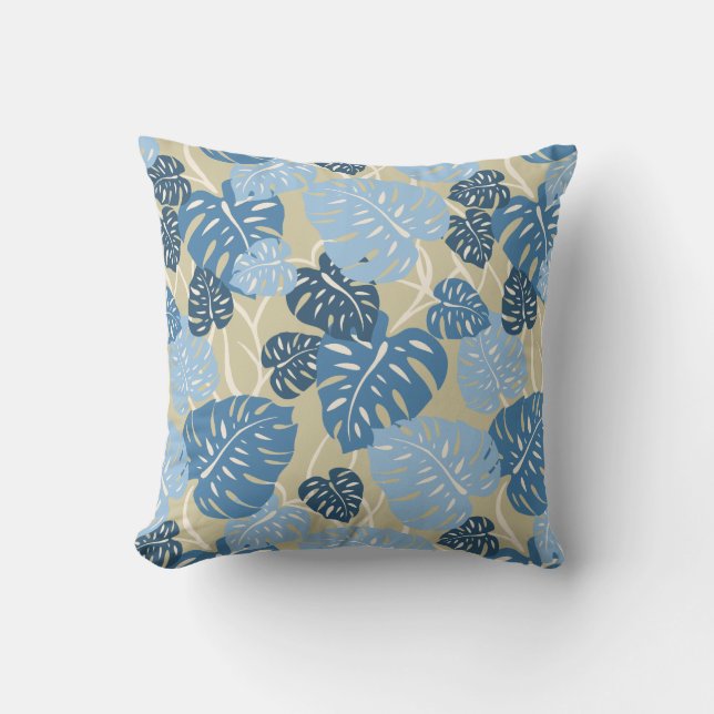 Cliff Hanger Hawaiian Square Decorative Pillows (Front)