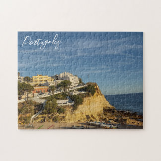 Cliff in Portugal landscape Jigsaw Puzzle