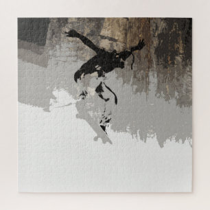 Cliff Jumping - Skate Jigsaw Puzzle