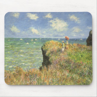 Cliff Walk at Pourville by Claude Monet Mouse Pad