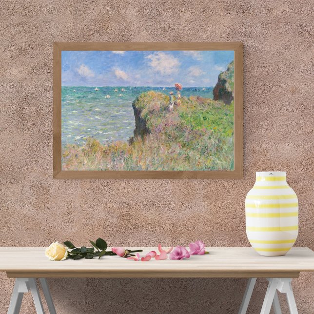Cliff Walk at Pourville by Claude Monet Poster (Creator Uploaded)