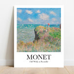 Cliff Walk at Pourville by Claude Monet Poster<br><div class="desc">Add a touch of beauty to your home with this stunning poster of Claude Monet’s painting, Cliff Walk at Pourville. Painted in 1882, this masterpiece depicts two women standing atop a cliff above the sea. This painting was inspired by Monet’s extended stay at Pourville in 1882. Bring the charm of...</div>