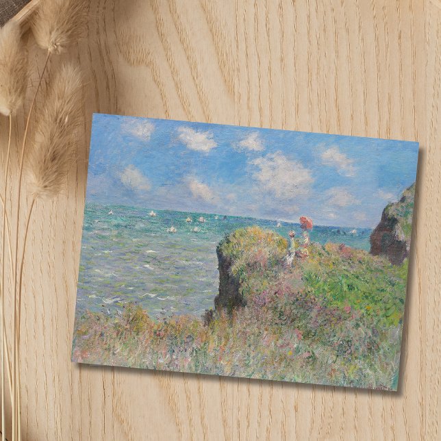 Cliff Walk at Pourville Monet Postcard (Creator Uploaded)