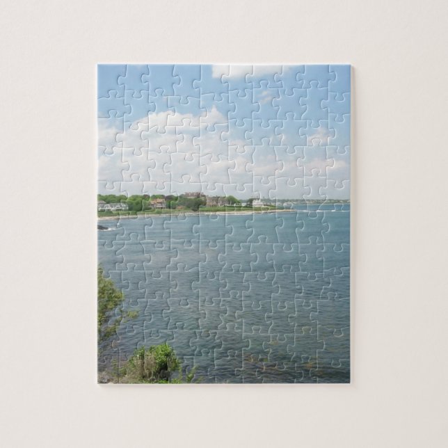Cliff Walk Newport Rhode Island Jigsaw Puzzle (Vertical)