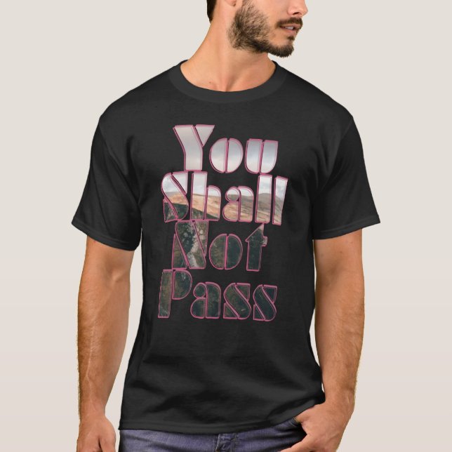 Cliff you shall not pass T-Shirt (Front)