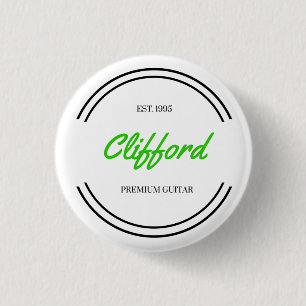 "Clifford" 1 Inch Round Button