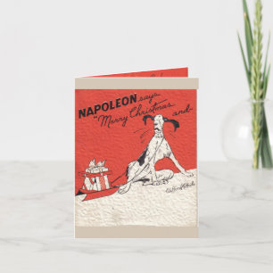 Clifford McBride/Napoleon Comic Strip Xmas Card